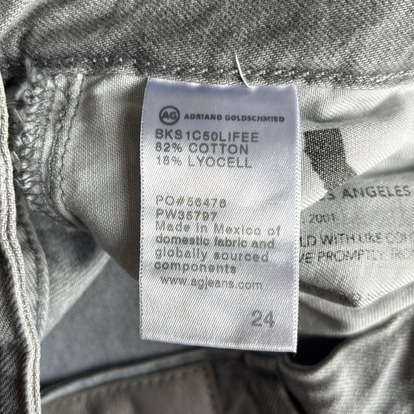 AG Ezzra True Boyfriend Straight Leg Jeans in Ikat Freestyle Size 24 NWT - Picture 4 of 8